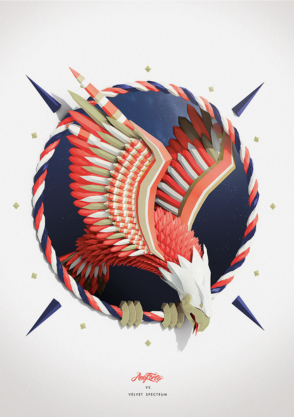 Any Forty x CALM: Charity Group Show on Behance #eagle #poster