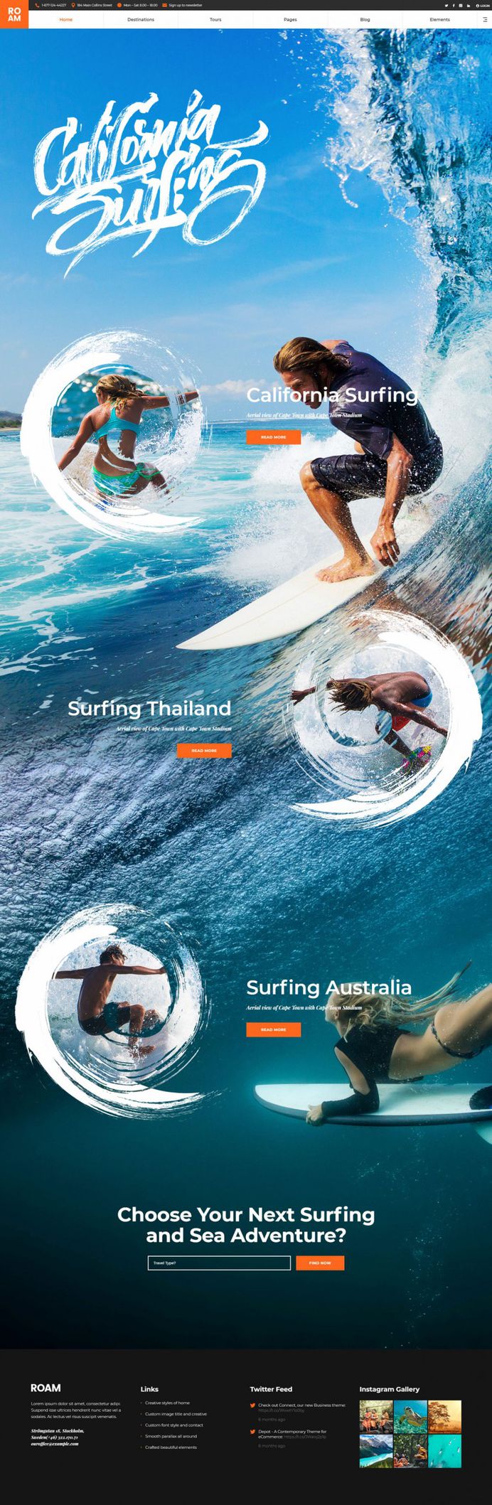 Roam – An Adventurous Travel and Tourism
