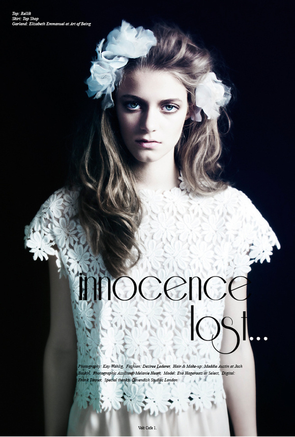 Innocence Lost #styling #lay #volt #out #cafe #photography #fashion #layout #editorial #magazine #beauty