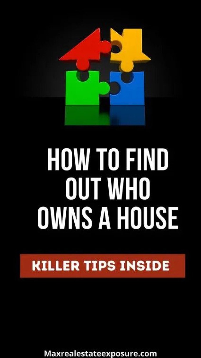 How to Find Who Owns a House Infographic