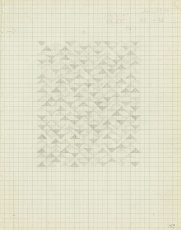 The Josef & Anni Albers Foundation #anni #notebook #from #a #drawing #geometric #on #albers #1974 #pencil #paper