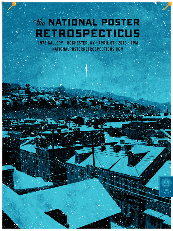 The National Poster Retrospecticus #screen #print #poster