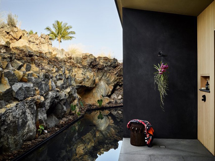 Terrace of a house in Hawaii