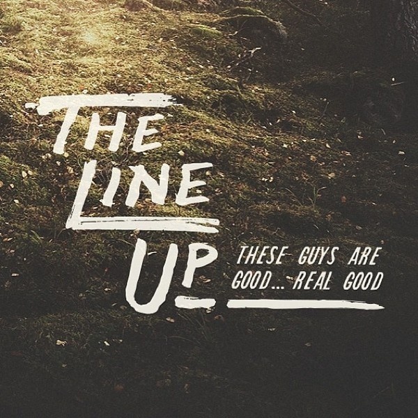 The Line Up by http://bravepeople.co / Photo Cred: Merit Badge #lettering #line #color #texture #crafted #people #illustration #photography #nature #up #made #type #brave #hand #typography