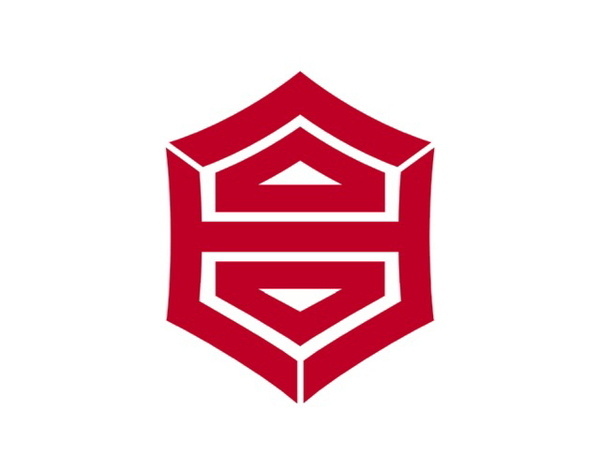 Kanji municipal badge, Japan #logo