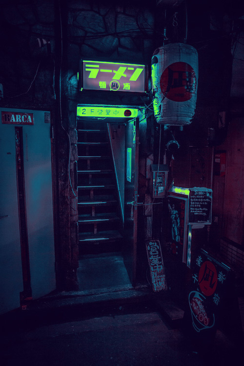 HOSAKA SIDE #night #photography #japan #neon