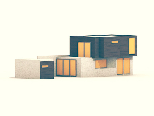 Modern Home #illustration
