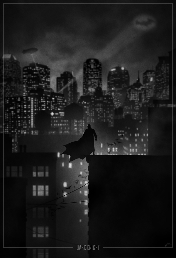 Dark Knight noir poster #movie #white #noir #black #batman #poster #and