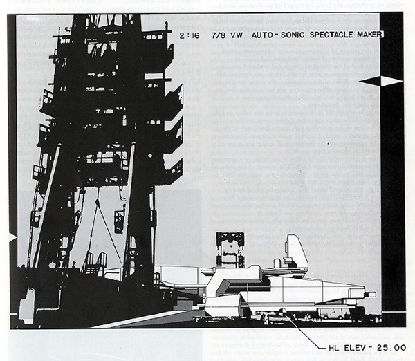 Neil Denari. A+U 246 March 1991: 41 | RNDRD #perspectives #drawings #renderings #architecture