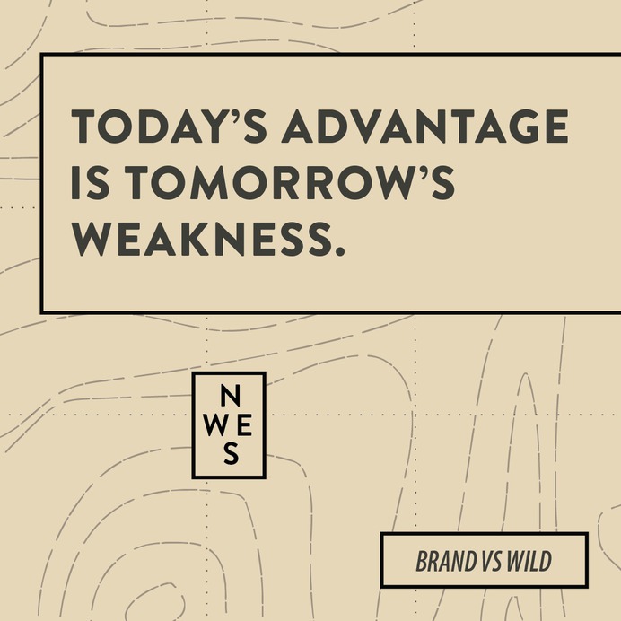 Must-read for CEOs | For Brand vs Wild, a survival guide for business by Jonathan David Lewis, VP of McKee Wallwork + Co. | Designed by Brittany Byrne | WILDERNESS SURVIVAL