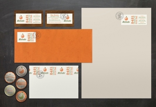3 Advertising ID Packages #business #branding #card #orange #stationery