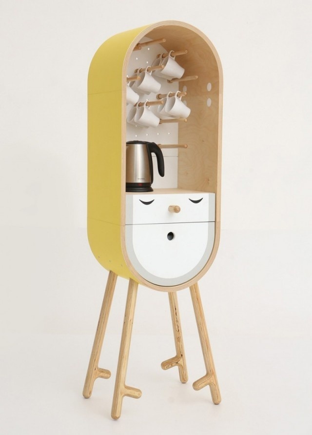 Capsular Microkitchen by LO-LO_3 #kitchen #living #compact