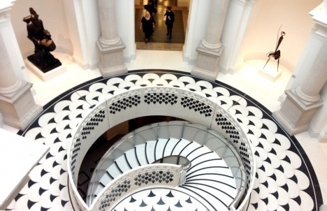 The spiral rotunda staircase Tate Britain #tate #britain
