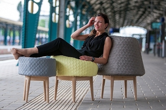 Bounce collection by Veronique Baer #chairs #couch #design #furniture #indoor #seating