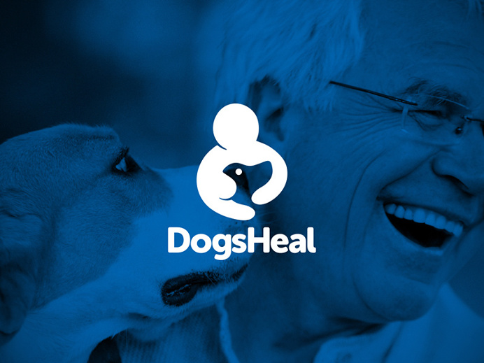 Dogs Heal Logo by Brian Leiter