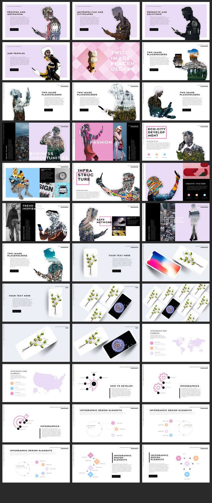 Communication PowerPoint Template — Presentation on UI8