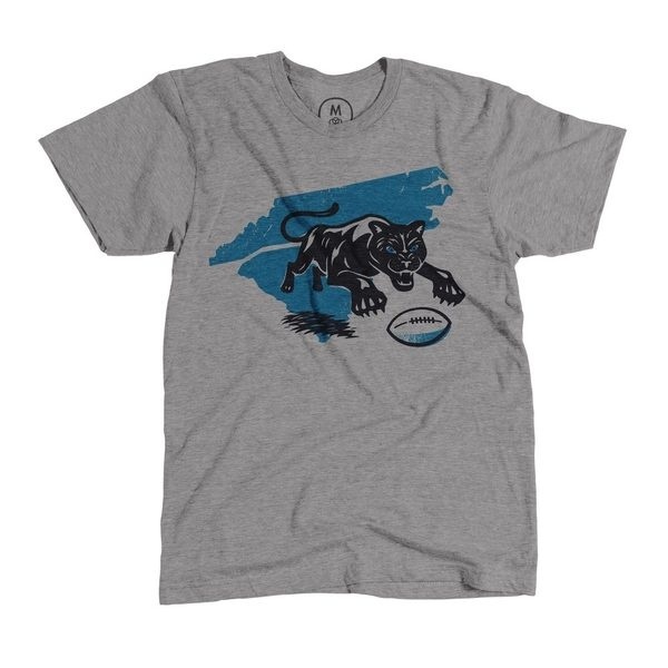 Get a Bad Cat shirt at the Cotton Bureau #carolina #apparel #print #tshirt #shirt #screen #football #panthers