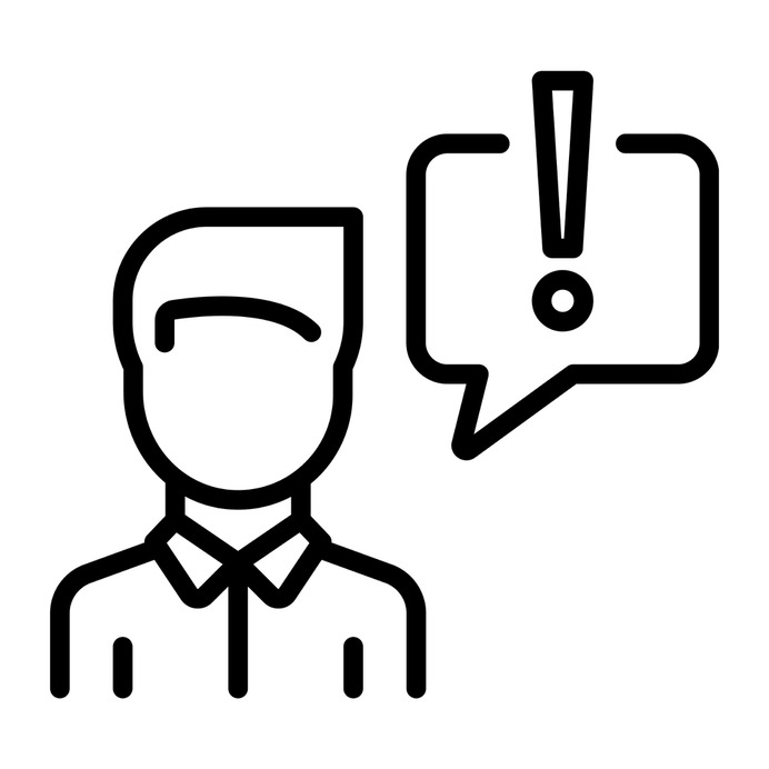 See more icon inspiration related to man, user, exclamation, social, profile, people and avatar on Flaticon.
