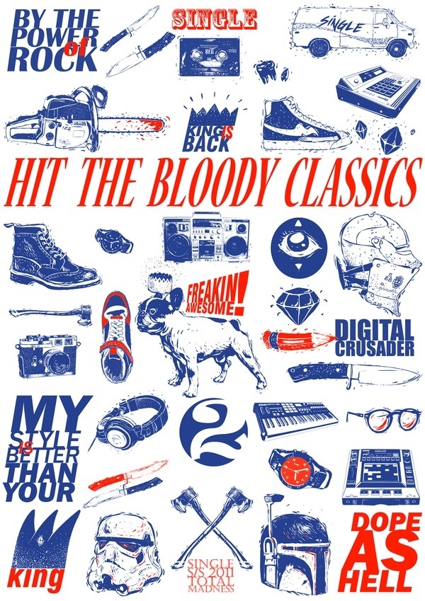 t-shirt prints on the Behance Network #print #tee #poster #music #stuff