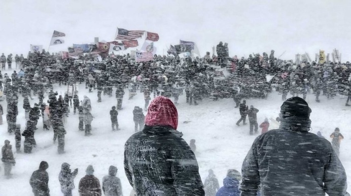 Juan Carlos Casta, The Water Protectors at Standing Rock, North Dakota