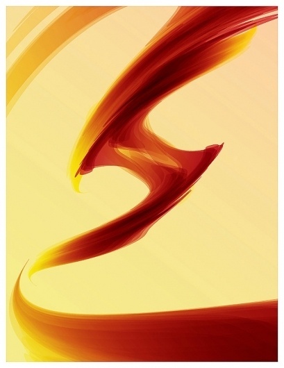 Visions | Part II of II on the Behance Network #abstract #vector #derek #fire #vision #gangi #hawk