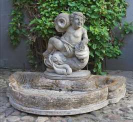 Park fountain with Putto