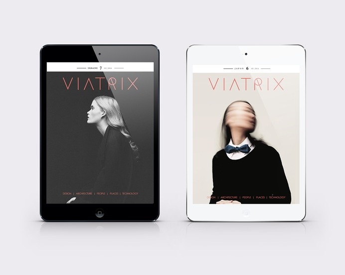 VIATRIX | the magazine on Behance #digital #magazine #editorial #travel #logo #ipad #digital magazine #layout