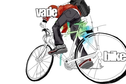 vá de bike #illustration #bike