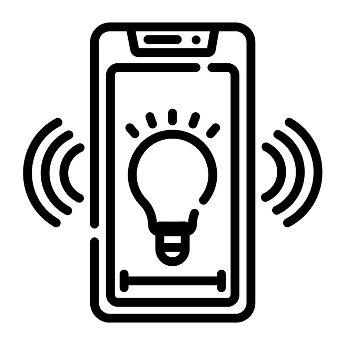 See more icon inspiration related to app, lamp, light, household, telephone call, phone call, electronics, mobile phone, furniture, smartphone, cellphone, telephone and technology on Flaticon.