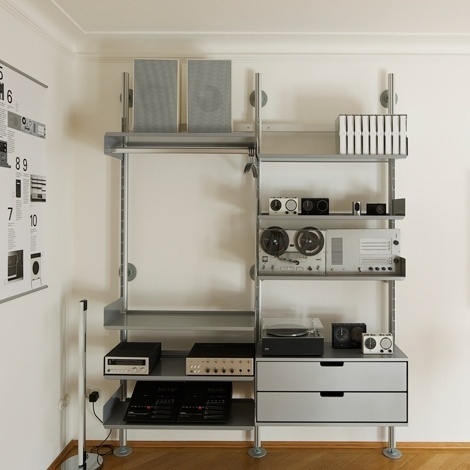 Modular shelving system for home, office, library shelving and retail #dieter #vitose #rams