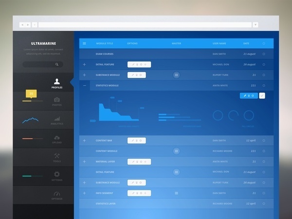 User interface inspiration #design #interactive #web design #interface #uxui