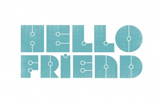 Ed Nacional | design / typography / illustration #blue #hello #typography