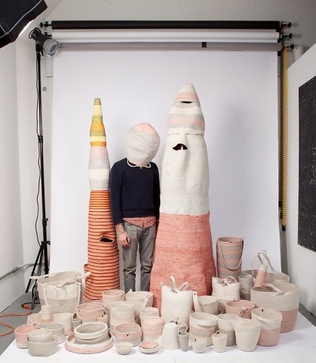 ROLU, rosenlof/lucas, ro/lu (a design & art studio's blog in minneapolis) - News > These vesels, masks and sculptures utilize an old crafting techniqu #vesels #sculpture #ceramic