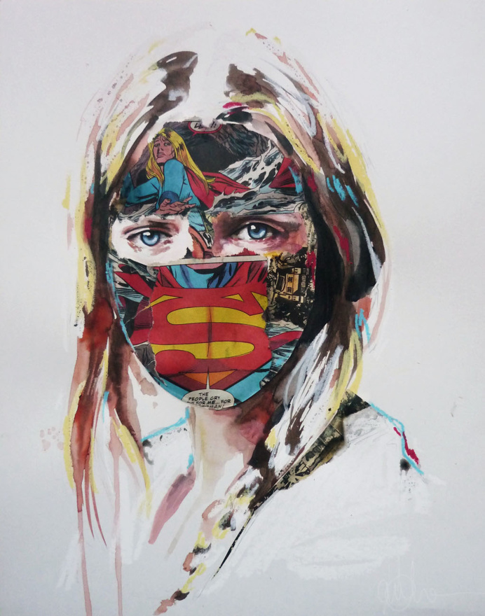 Artist, illustrator and painter, Sandra Chevrier, creates her work with a powerful message of social freedom and an open mind imbued into th