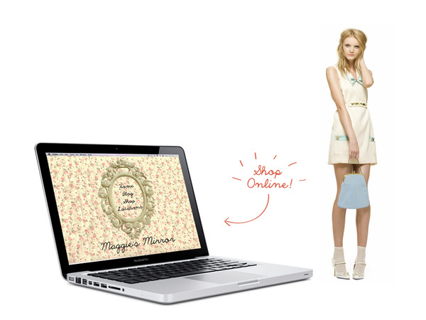 Maggie's Mirror #branding #maggies #website #store #mirror #vintage