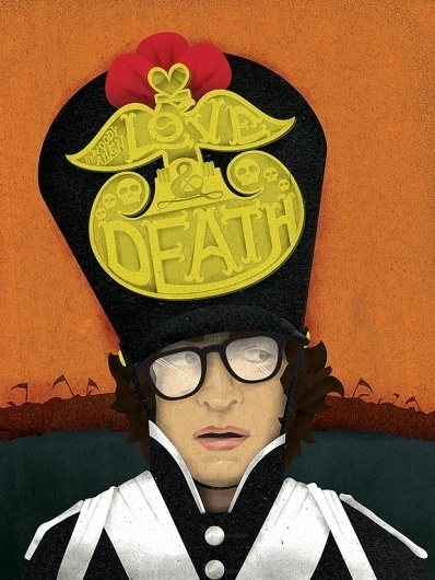 Love and Death #movie #and #illustration #woody #poster #allen #death #love