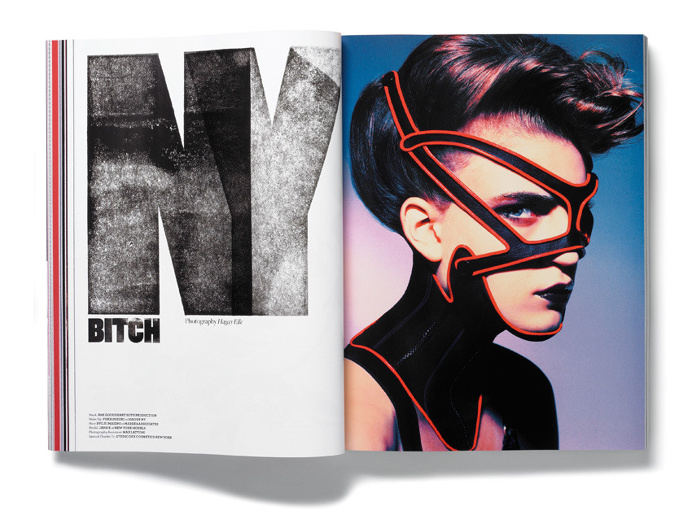 Spreads, layout, magazine