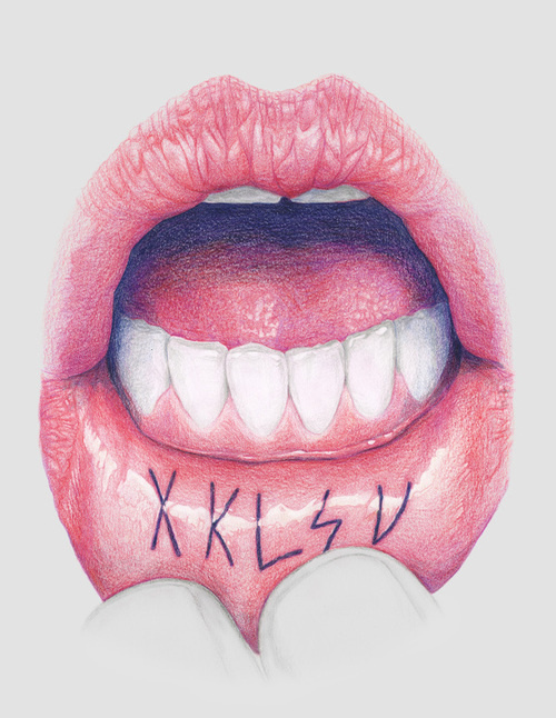 CJWHO ™ (EXCLUSIVE STATE OF MIND. by Radek Wesolowski...) #radek #wesolowski #design #lips #illustration #art #drawing #love