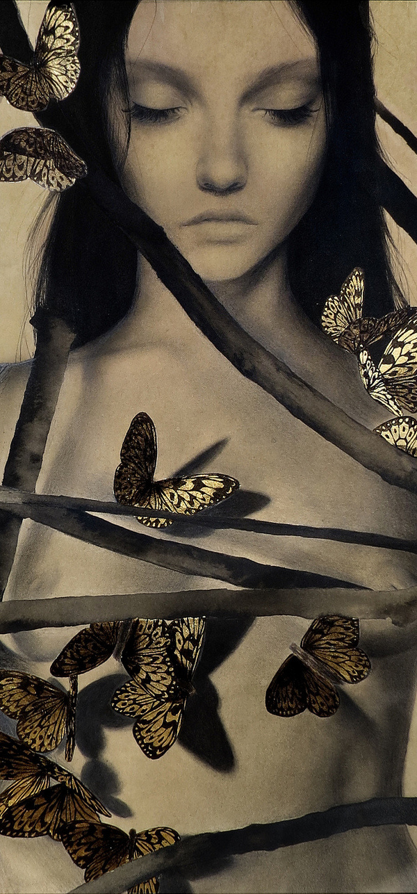 Alessandra Maria's Mystical Muses | Hi Fructose Magazine #butterflies #girl