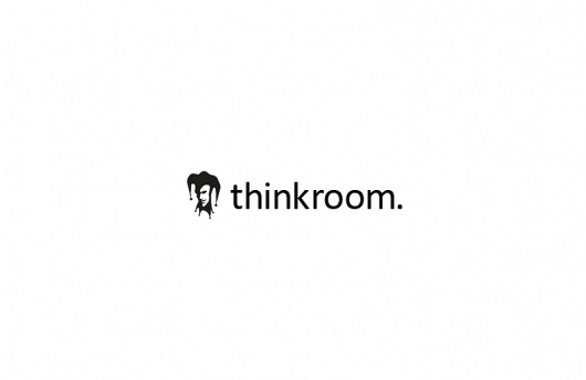 Logos : MORITZ GEMMERICH #think #white #black #hat #and #caspar #logo #fool #dot #room