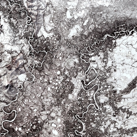 A process cannot be understood by stopping it. Understanding must... - but does it float #ocean #photography #satellite