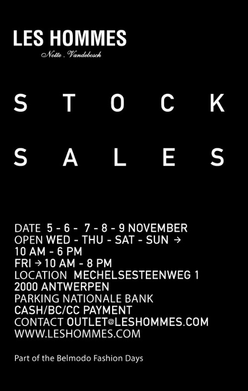 Belmodo Fashion Days - stockverkopen najaarseditie 2014 | BELMODO.TV #leshommes #typo