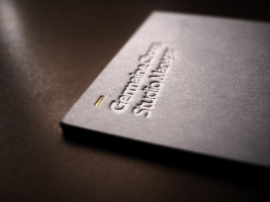 513941201183662.jpg (600×450) #card #letterpress #business #foil