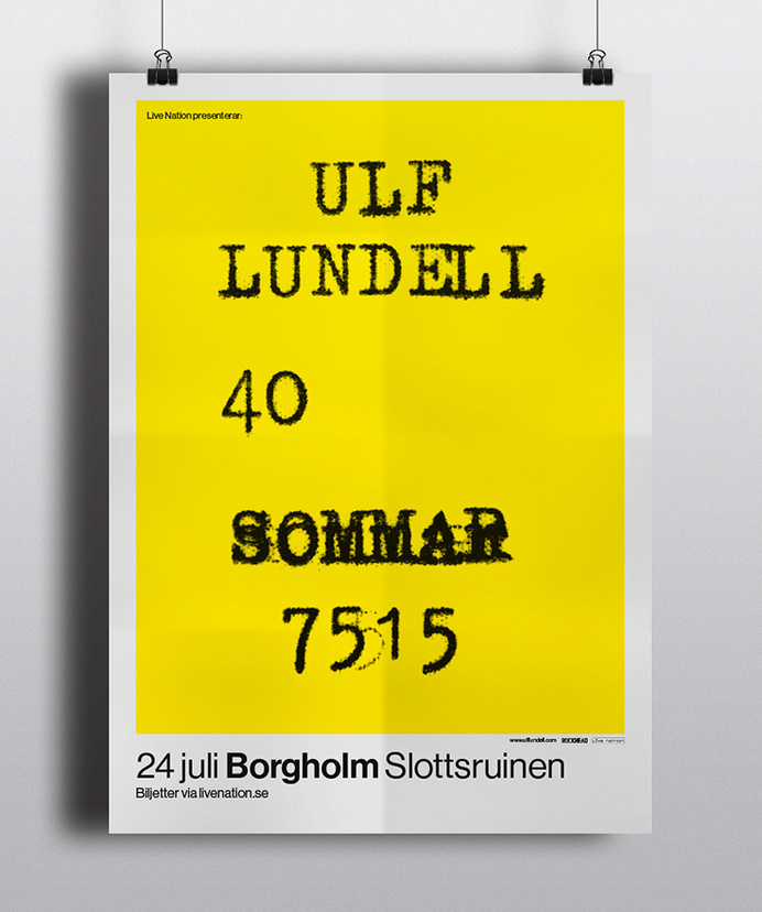 Tour poster