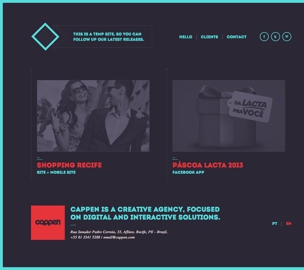 Cappen #colors #web #design