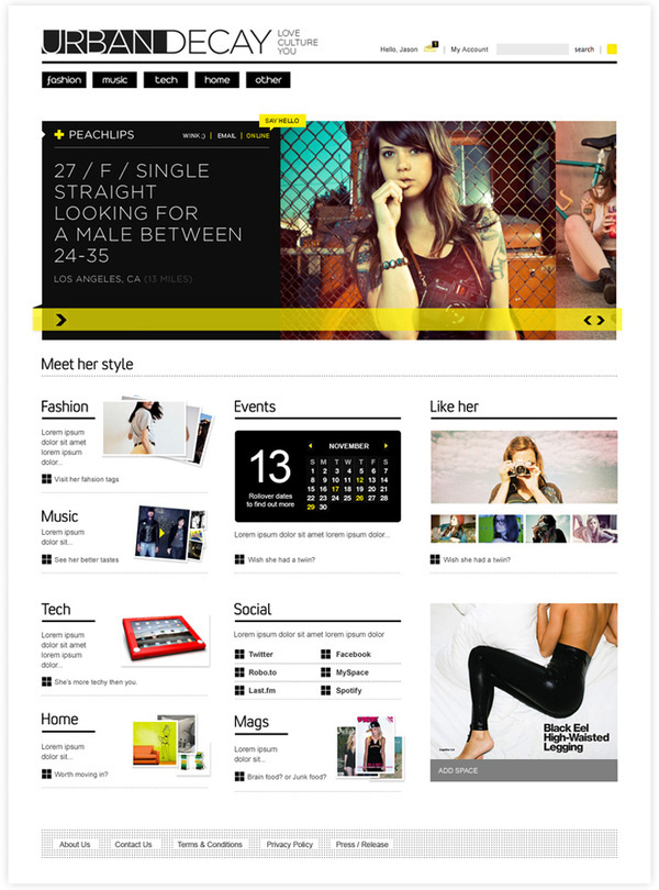 Urban Decay by Mar Cubillos #ux #site #interface #ui #website #grid #webdesign #editorial