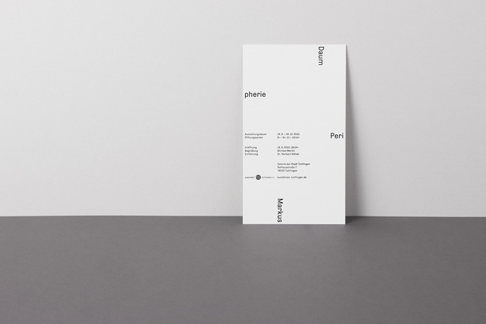 Markus Daum—Exhibition ›Peripherie‹ on Behance
