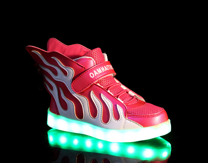 2016 new Kid's shoes led luminous shoes