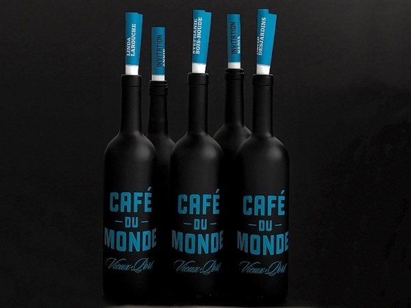 French bistro | Café du monde | Work | lg2boutique #dark #blue #identity