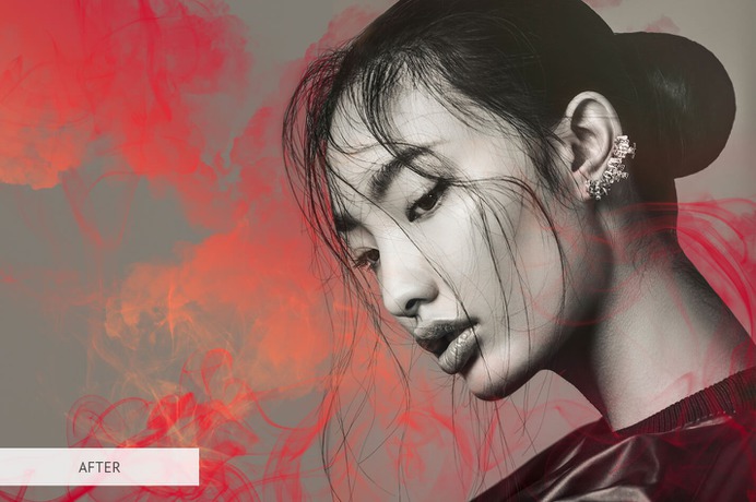 Red Smoke Photoshop Overlays – Premium Collection of Red Smoke Overlay